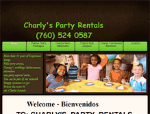 Tablet Screenshot of charlyrentals.com